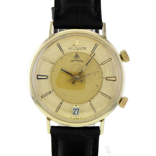 Jaeger-LeCoultre Memodate 14K Yellow Gold