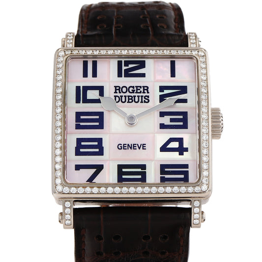 Roger Dubuis Golden Square 18K White Gold