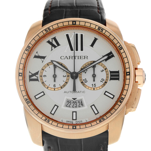 Cartier Calibre de Cartier Chronograph Rose Gold