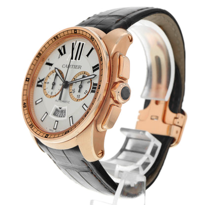 Cartier Calibre de Cartier Chronograph Rose Gold