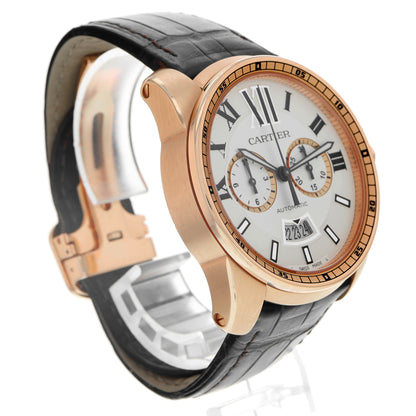 Cartier Calibre de Cartier Chronograph Rose Gold