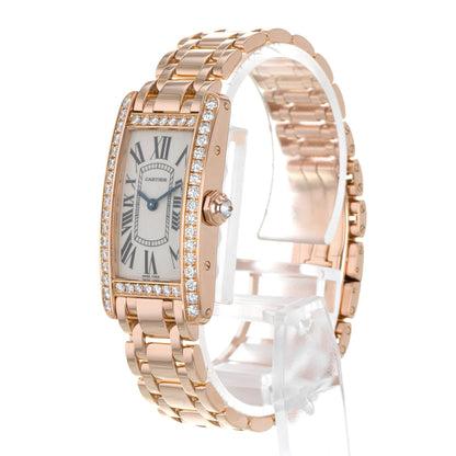 Cartier Tank Americaine Rose Gold