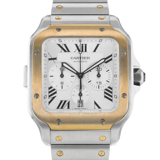 Cartier Santos Steel & Yellow Gold