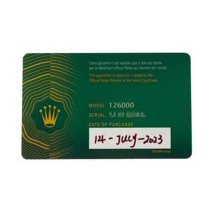 Rolex Oyster Perpetual 36 Steel