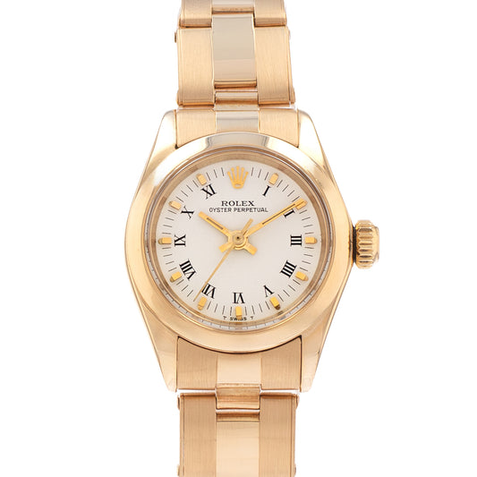 Rolex Oyster Perpetual 26 14K Yellow Gold