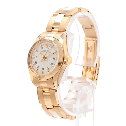 Rolex Oyster Perpetual 26 14K Yellow Gold
