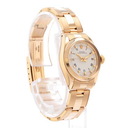 Rolex Oyster Perpetual 26 14K Yellow Gold