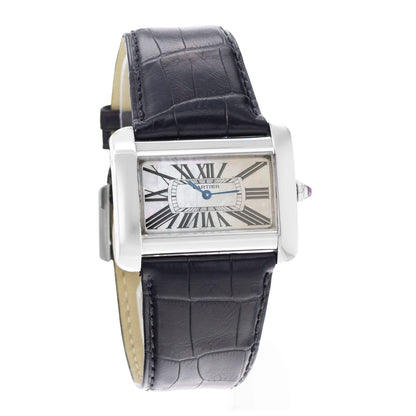 Cartier Tank Divan Steel