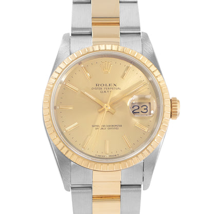Rolex Oyster Perpetual Date 34 Steel & Yellow Gold