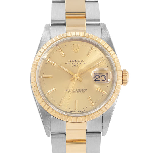 Rolex Oyster Perpetual Date 34 Steel & Yellow Gold