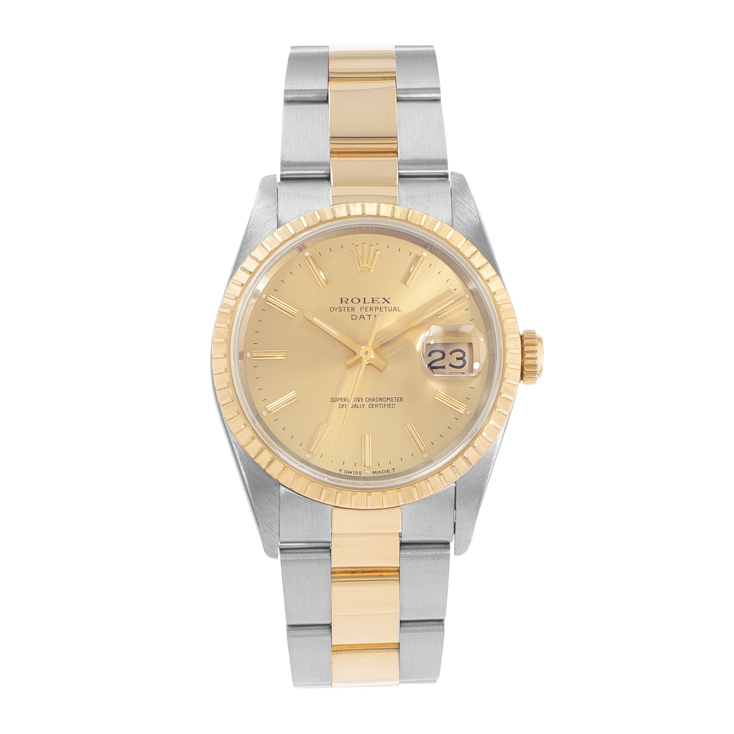 Rolex Oyster Perpetual Date 34 Steel & Yellow Gold