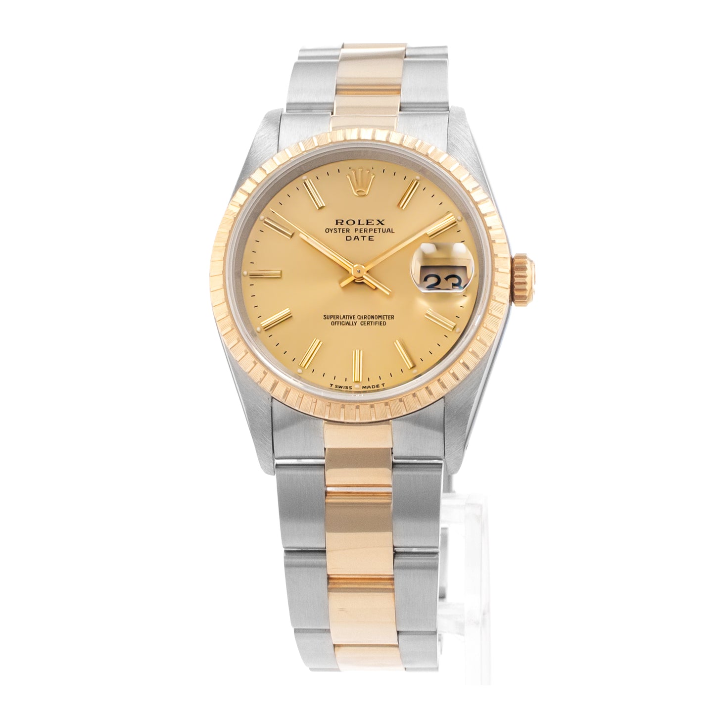 Rolex Oyster Perpetual Date 34 Steel & Yellow Gold