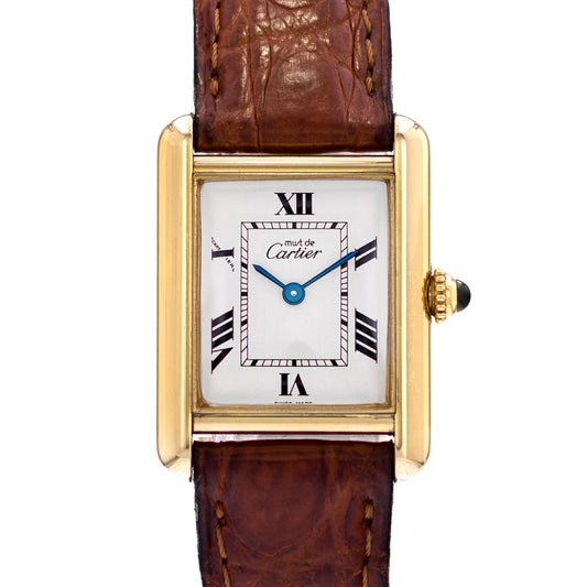 Cartier Tank Vermeil Silver