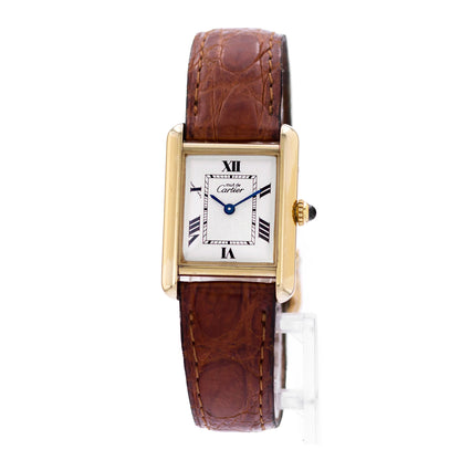 Cartier Tank Vermeil Silver