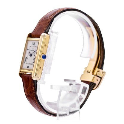 Cartier Tank Vermeil Silver
