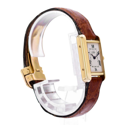 Cartier Tank Vermeil Silver