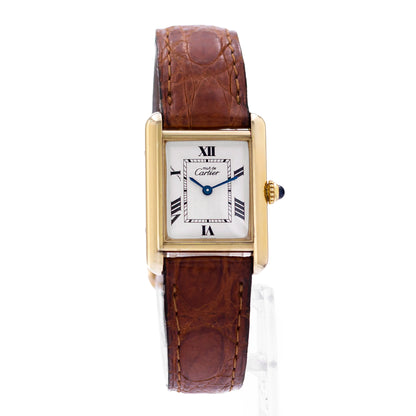 Cartier Tank Vermeil Silver