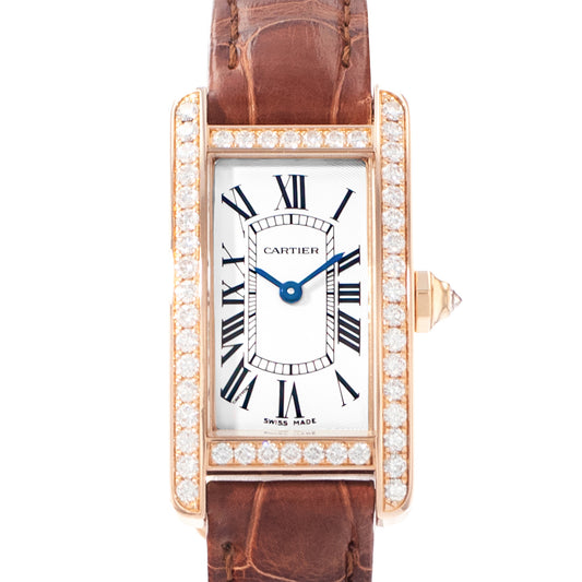 Cartier Tank Americaine Rose Gold