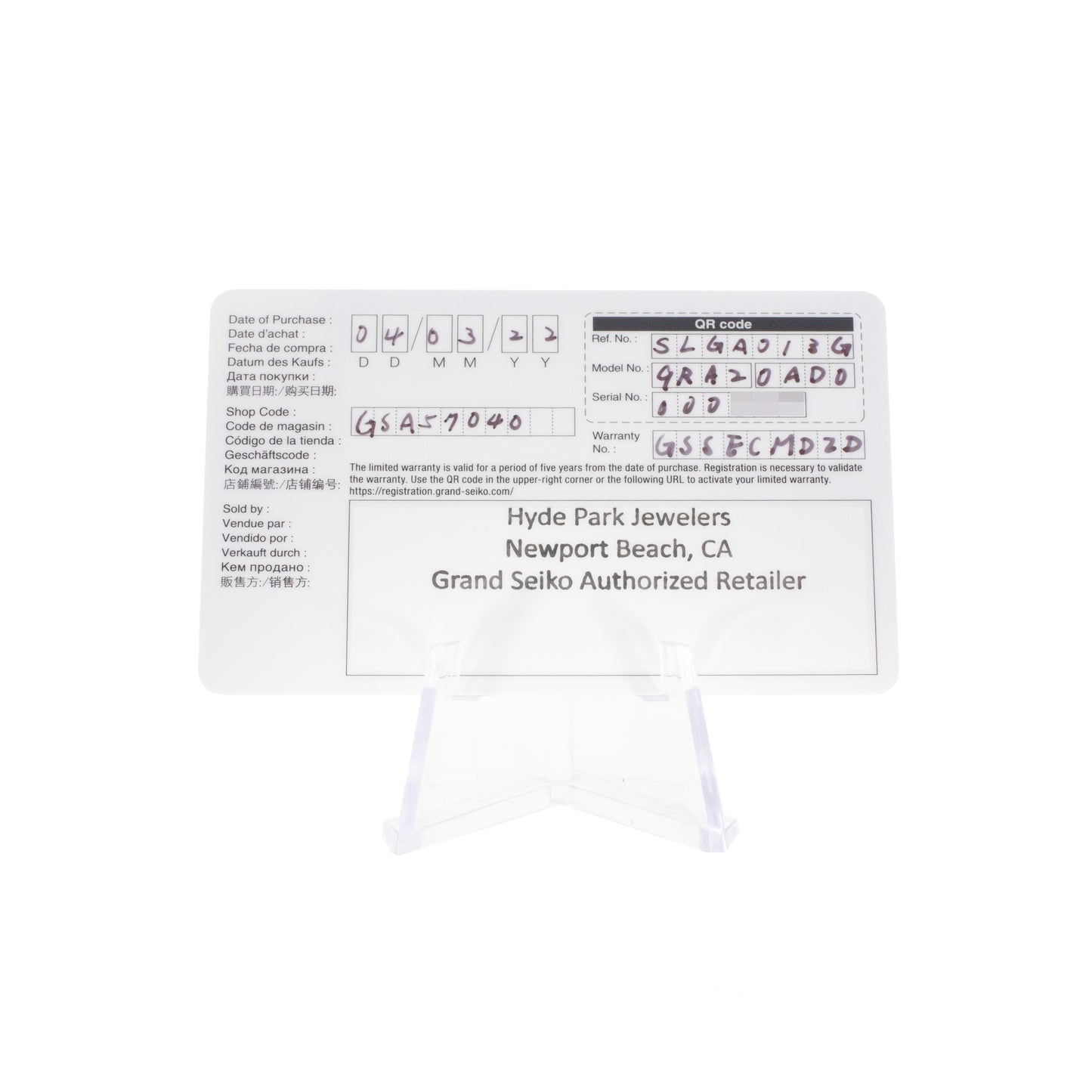 Grand Seiko Heritage Collection Steel