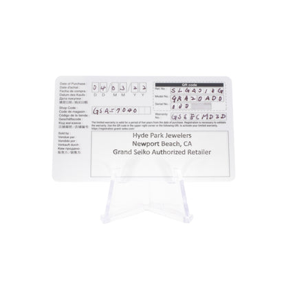 Grand Seiko Heritage Collection Steel