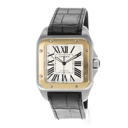 Cartier Santos 100 Steel & Yellow Gold