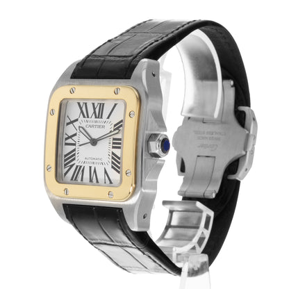 Cartier Santos 100 Steel & Yellow Gold