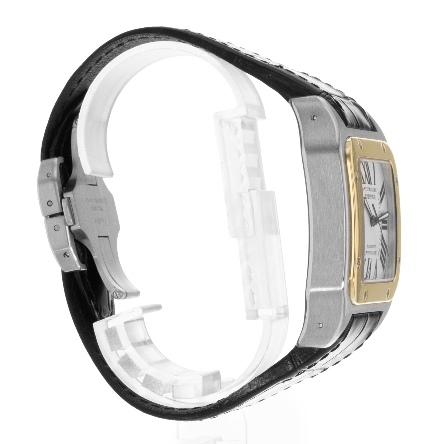 Cartier Santos 100 Steel & Yellow Gold