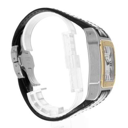 Cartier Santos 100 Steel & Yellow Gold