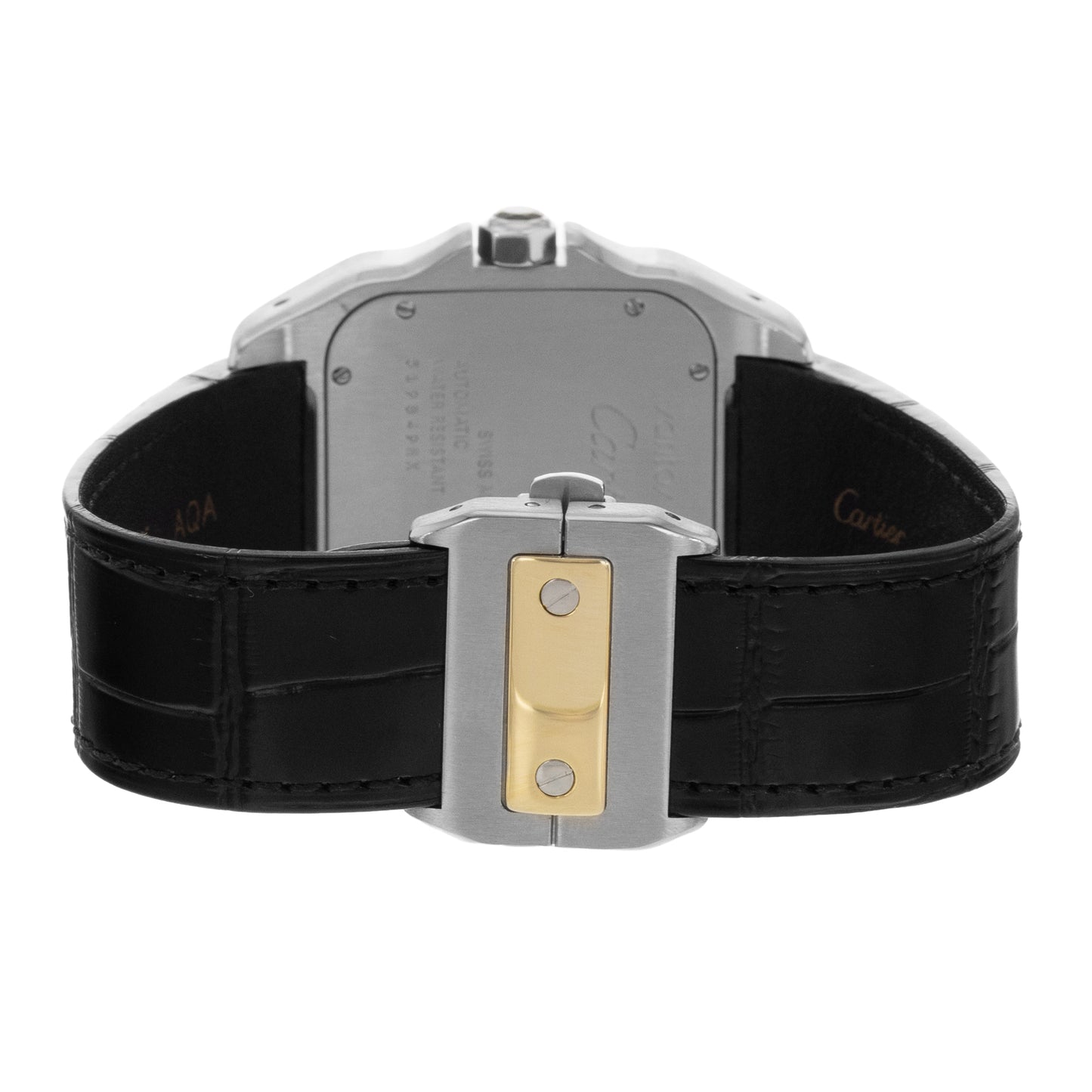 Cartier Santos 100 Steel & Yellow Gold