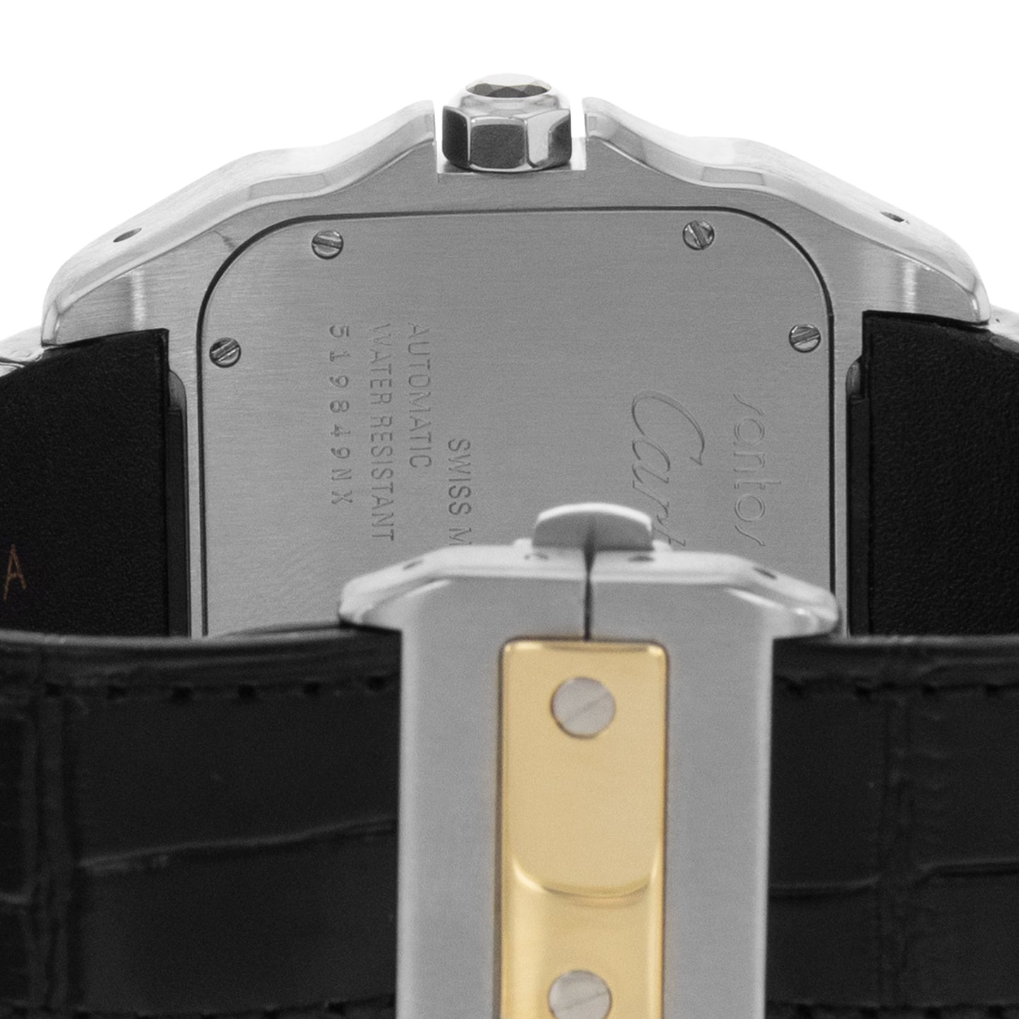 Cartier Santos 100 Steel & Yellow Gold