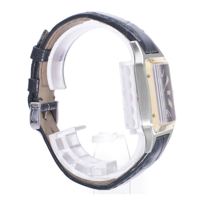 Cartier Santos Dumont Steel & Yellow Gold