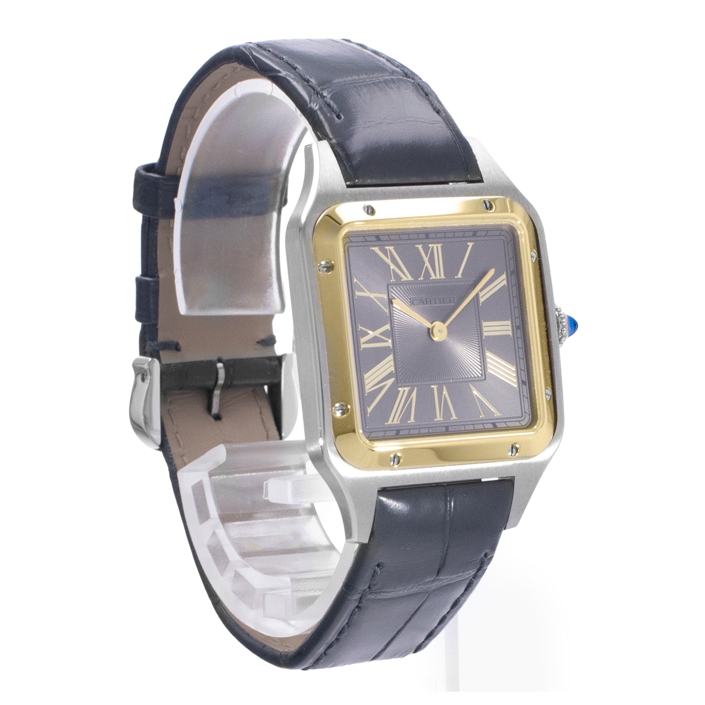 Cartier Santos Dumont Steel & Yellow Gold