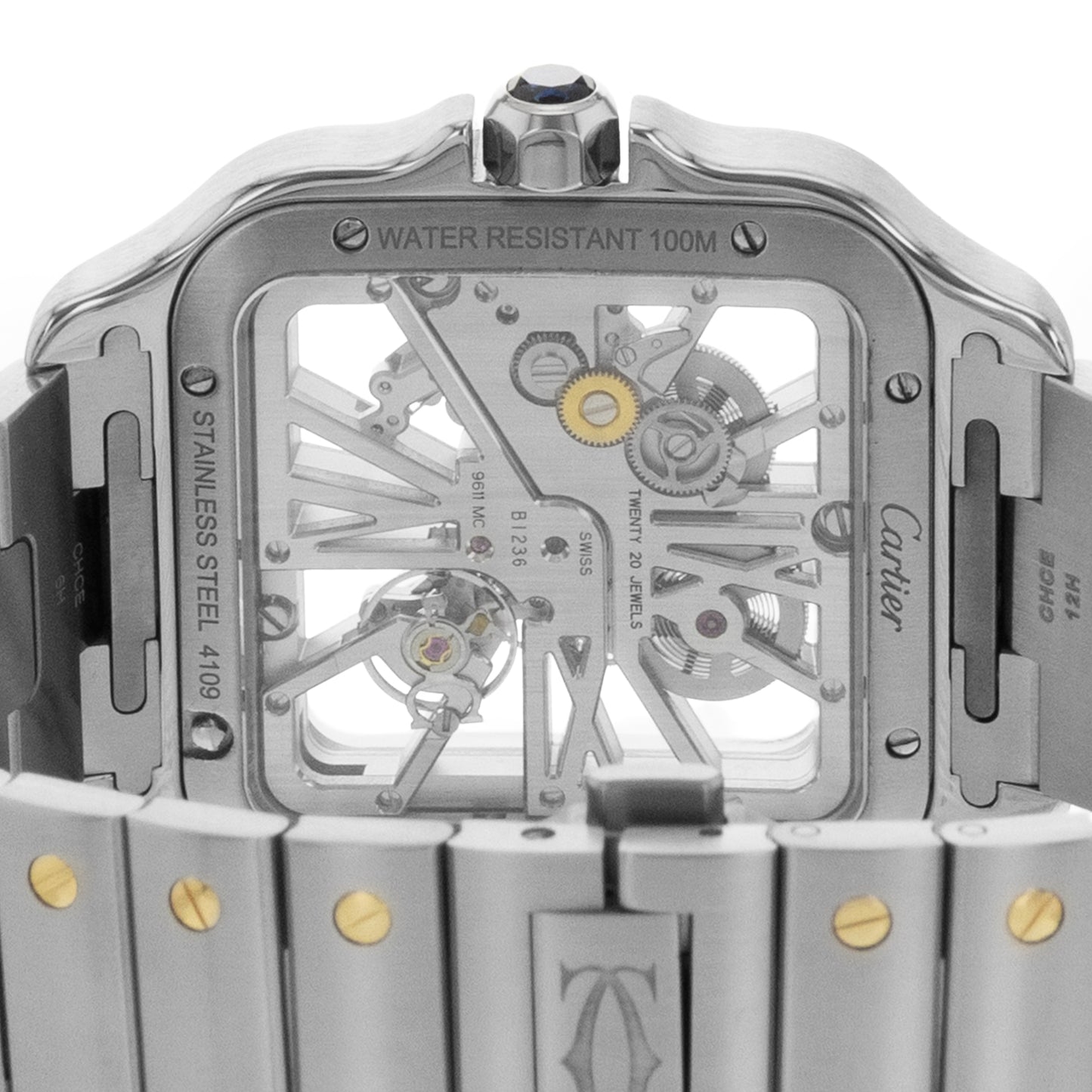 Cartier Santos Steel & Yellow Gold