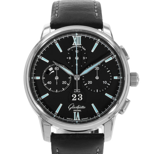 Glashutte Original Senator Chronograph Panorama Date Steel