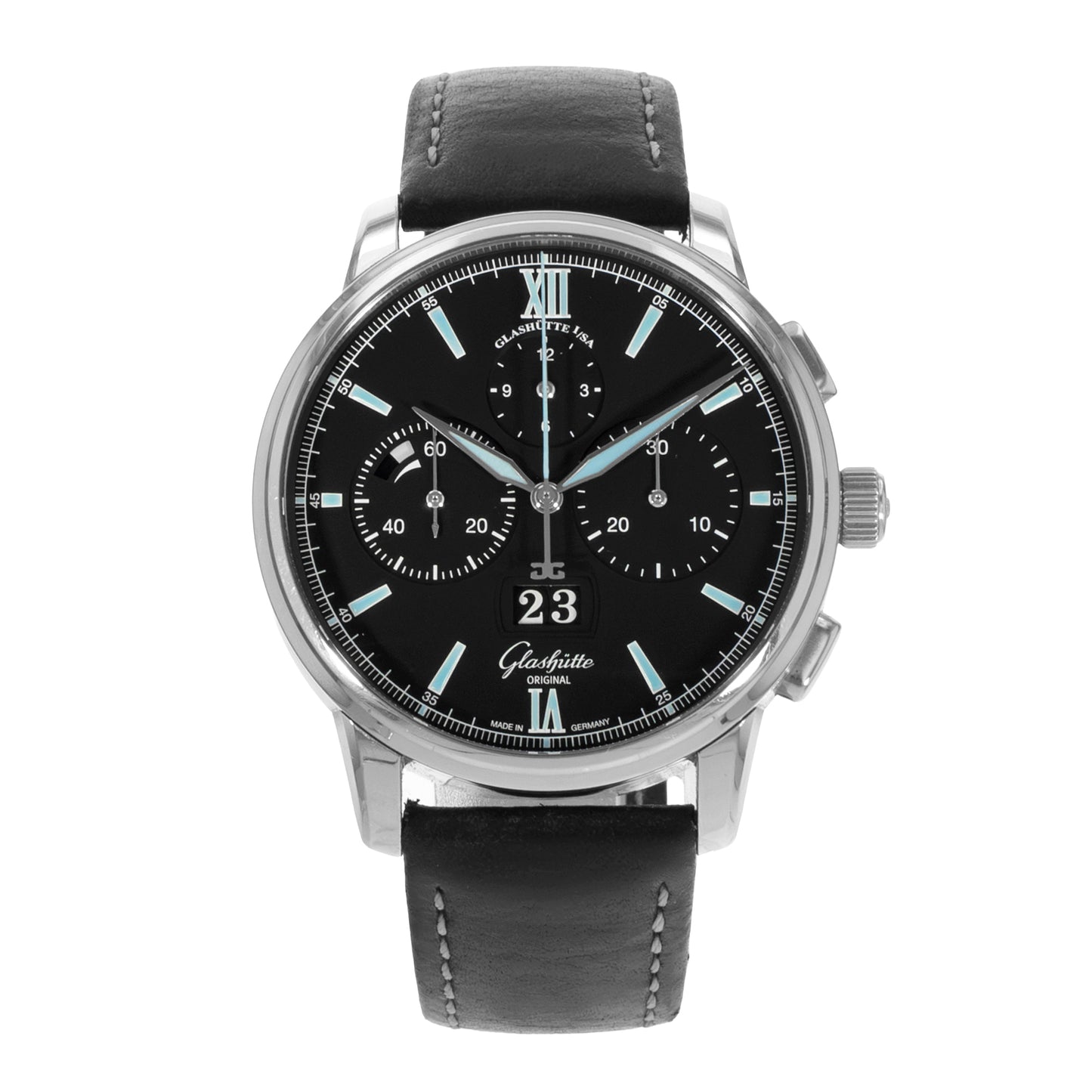 Glashutte Original Senator Chronograph Panorama Date Steel