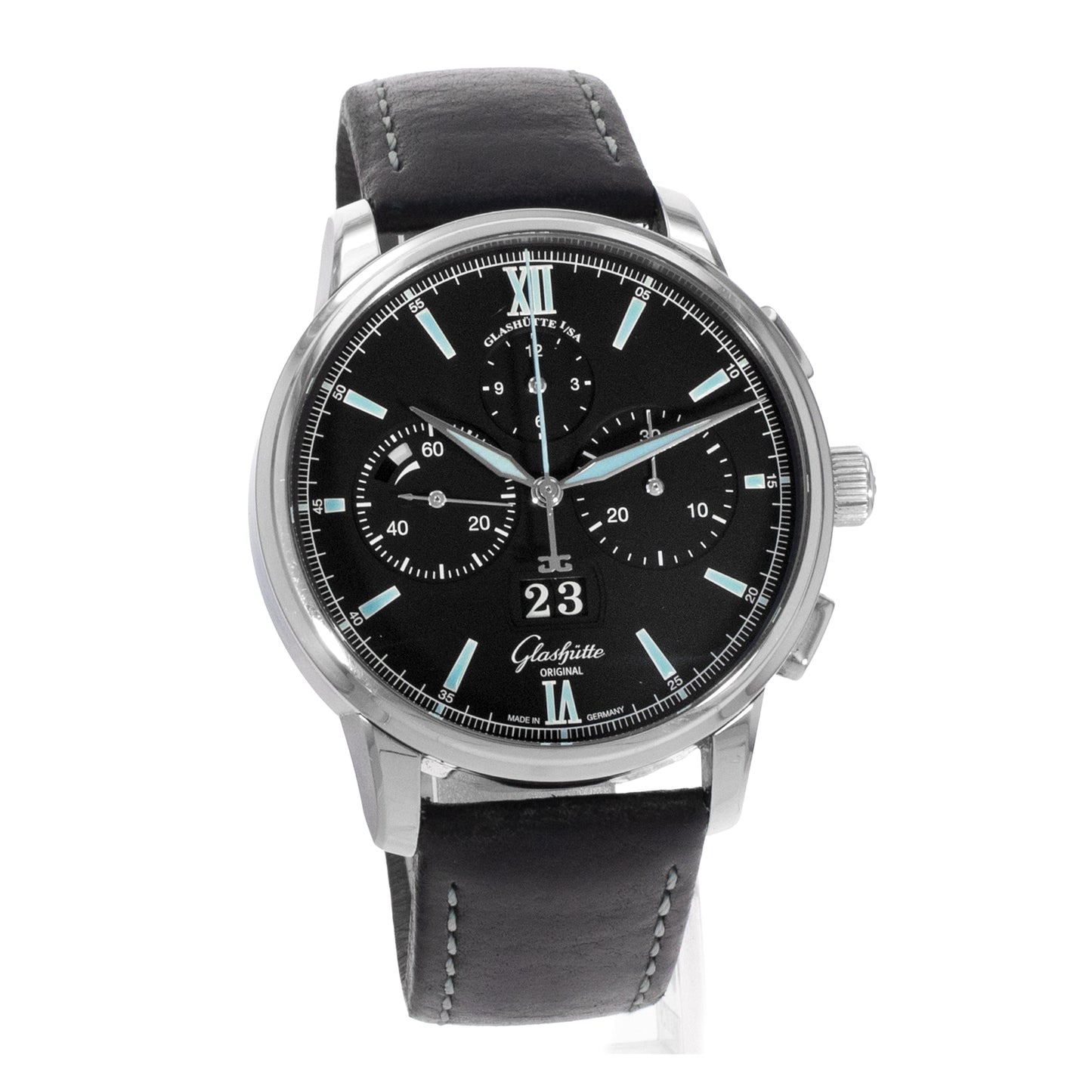 Glashutte Original Senator Chronograph Panorama Date Steel