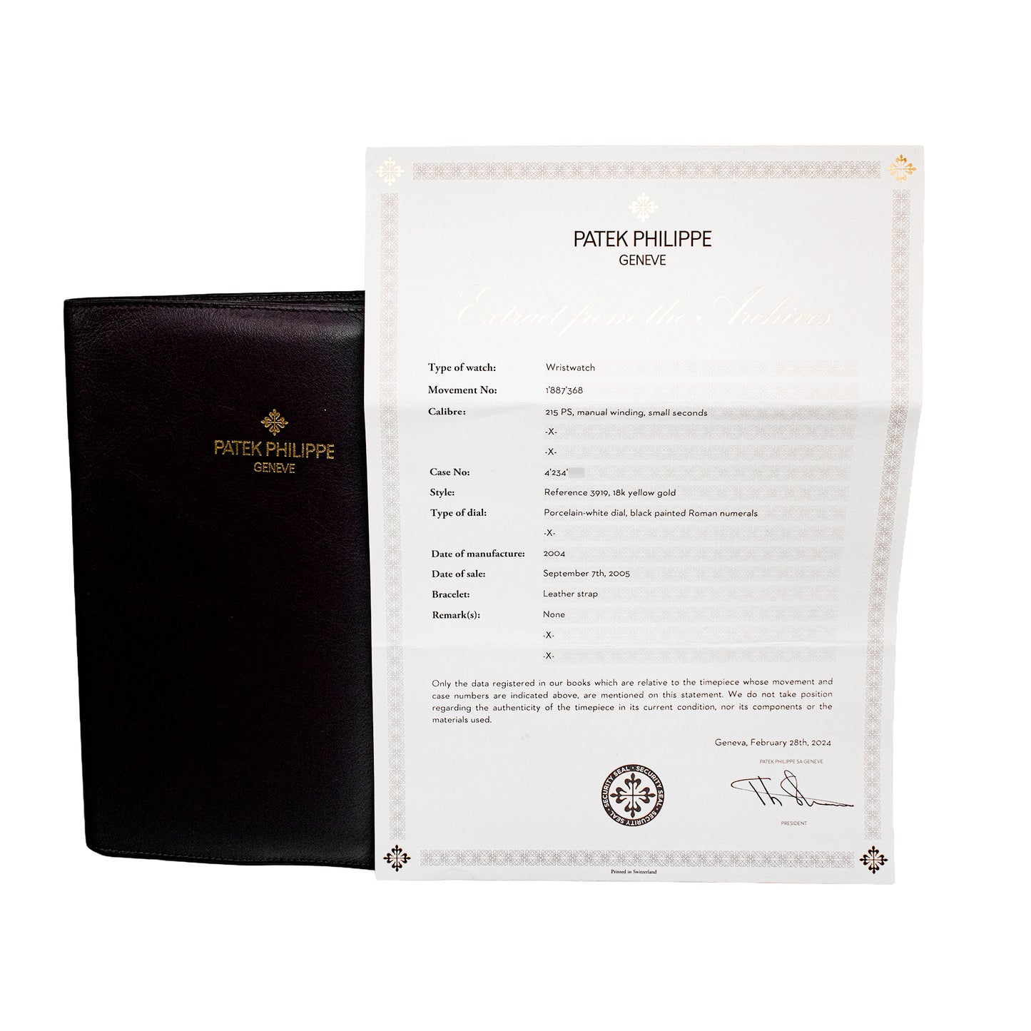 Patek Philippe Calatrava Yellow Gold