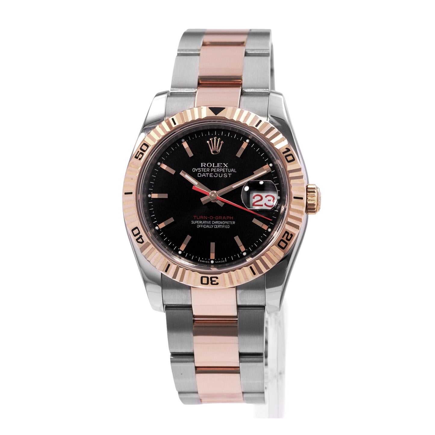 Rolex Datejust Turn-O-Graph Steel & Rose Gold