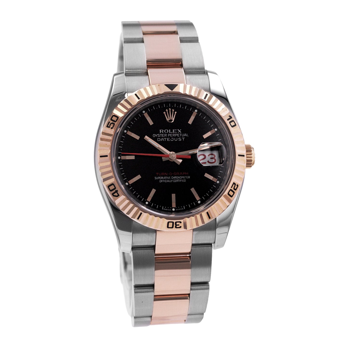 Rolex Datejust Turn-O-Graph Steel & Rose Gold