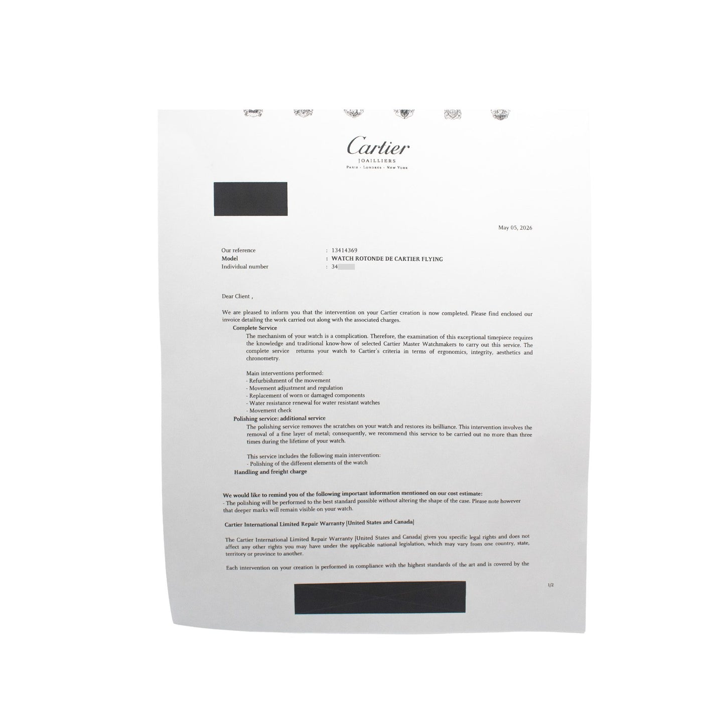 Cartier Rotonde 40 White Gold