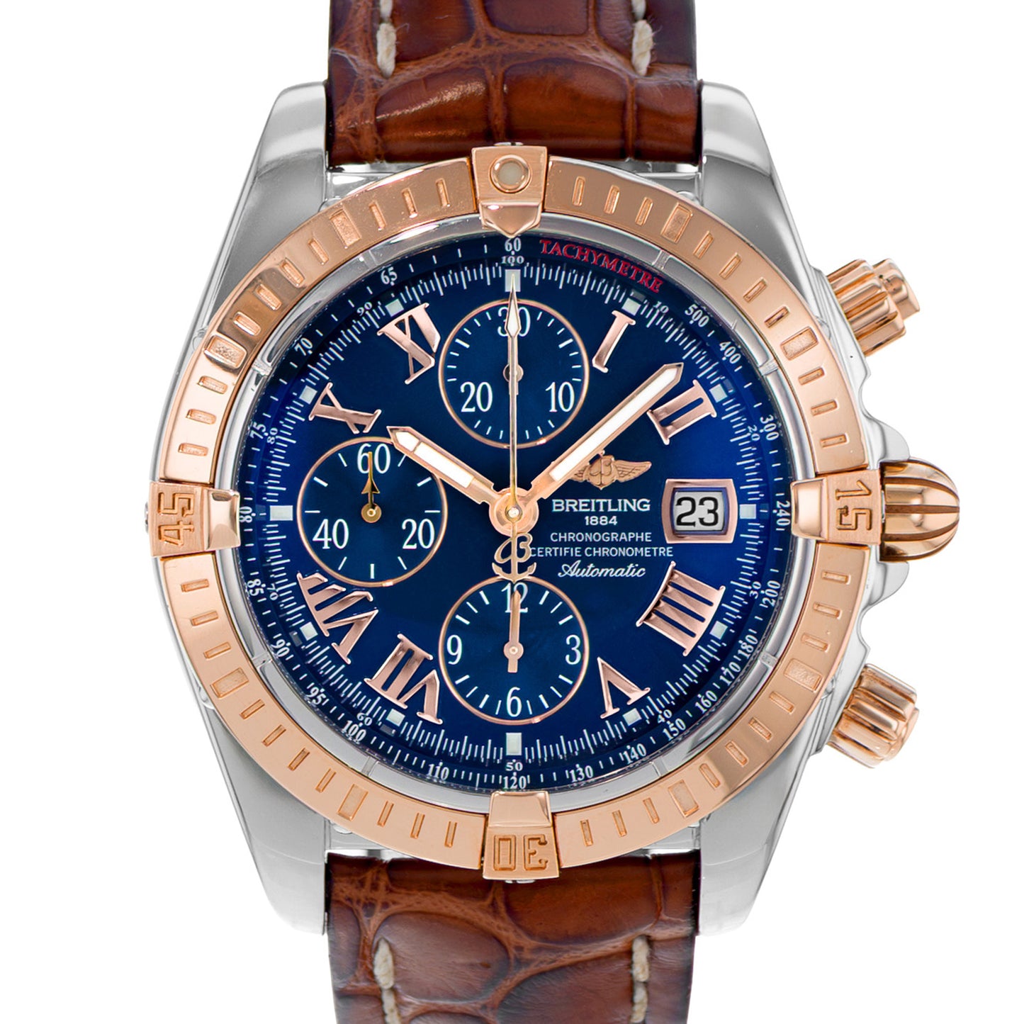 Breitling Chronomat Evolution Steel & Rose Gold