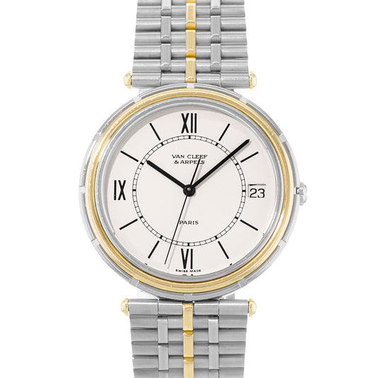 Van Cleef & Arpels Paris La Collection Steel & Yellow Gold