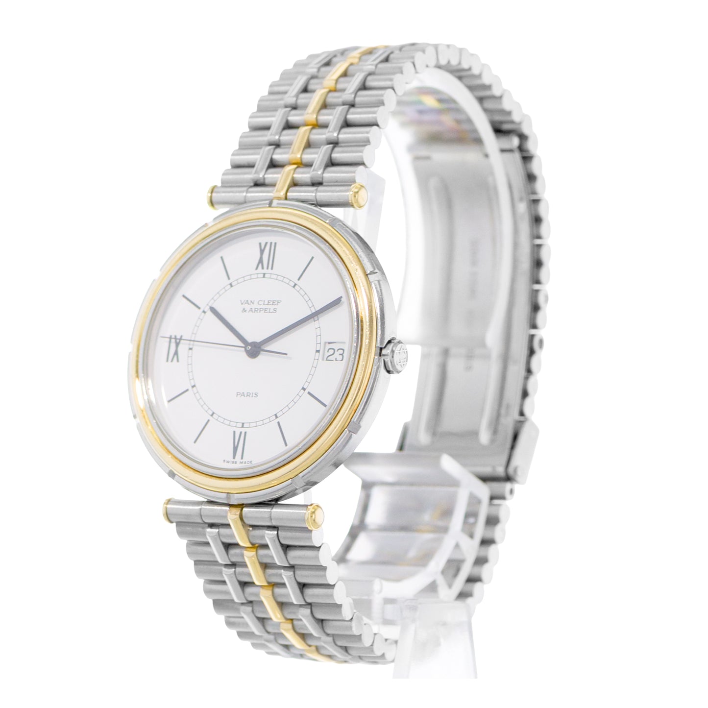 Van Cleef & Arpels Paris La Collection Steel & Yellow Gold