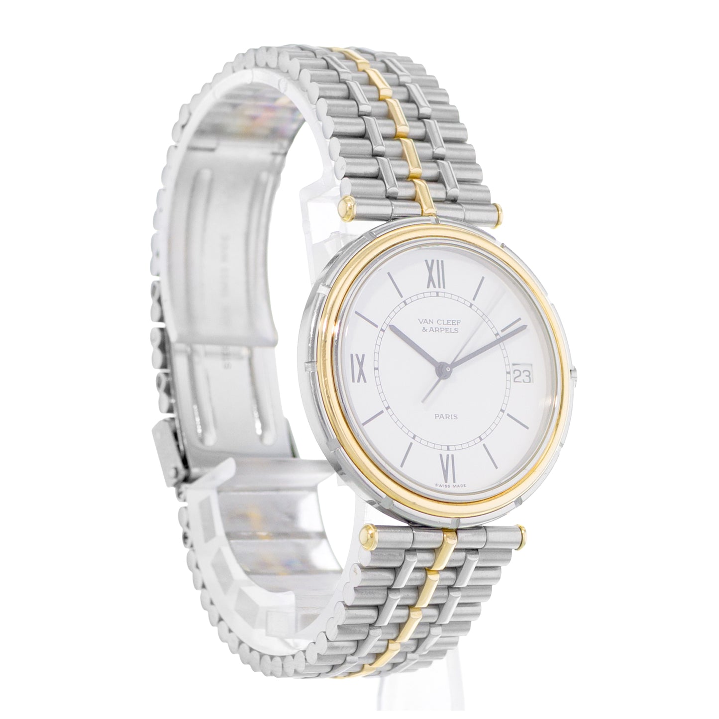 Van Cleef & Arpels Paris La Collection Steel & Yellow Gold