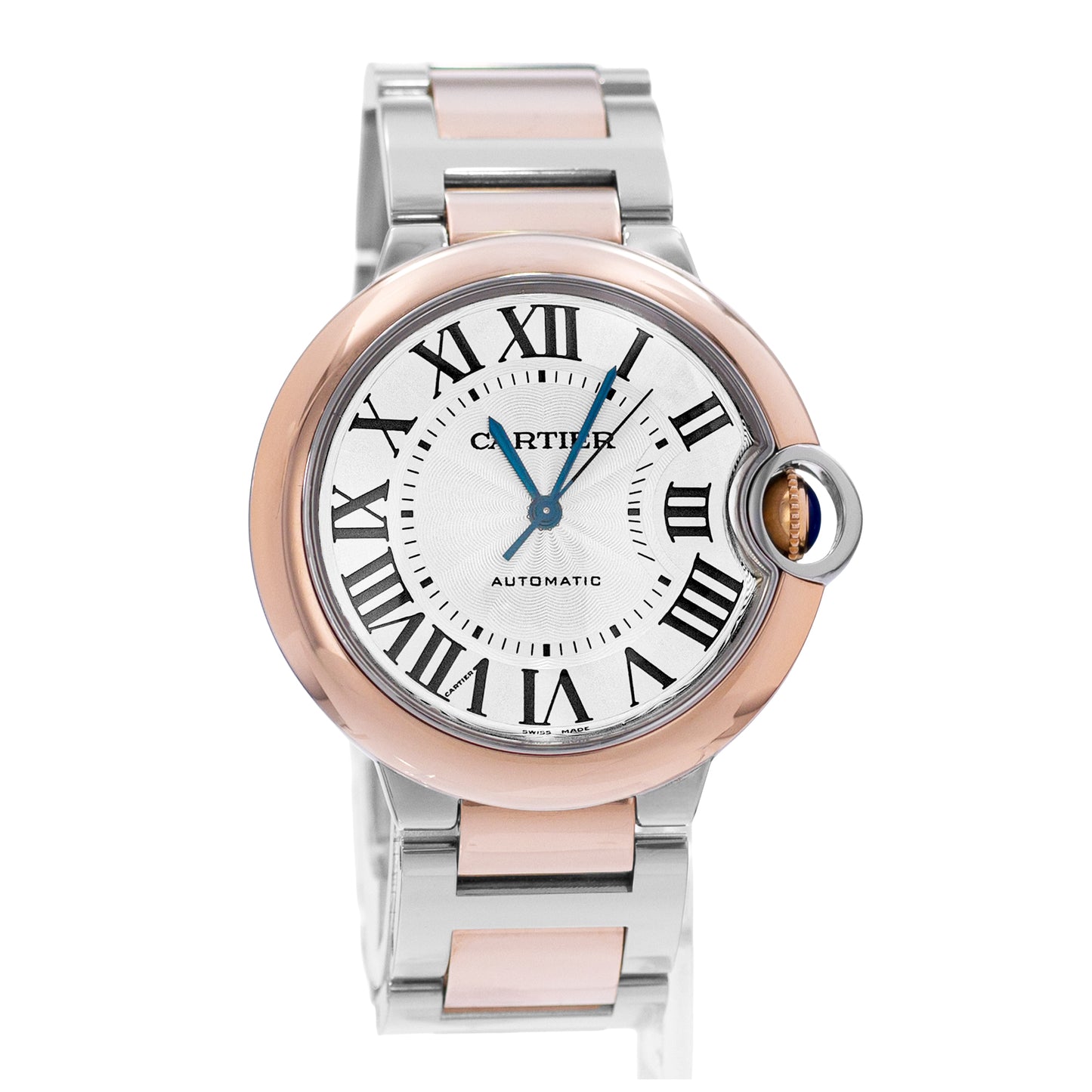 Cartier Ballon Bleu 36mm Steel & Rose Gold