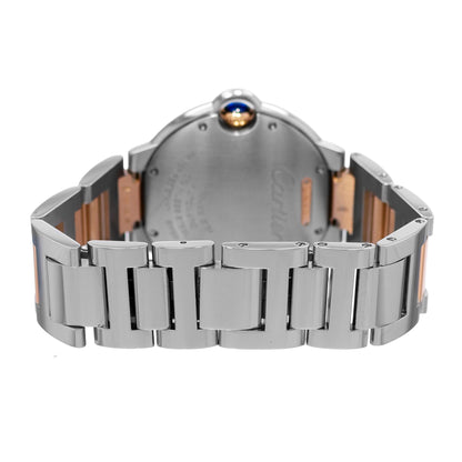 Cartier Ballon Bleu 36mm Steel & Rose Gold