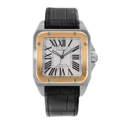 Cartier Santos 100 Steel & Yellow Gold