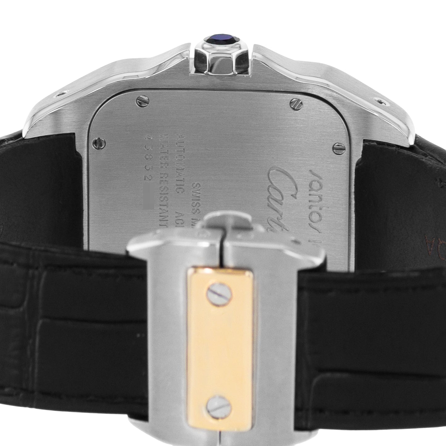 Cartier Santos 100 Steel & Yellow Gold