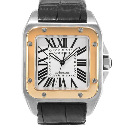 Cartier Santos 100 Steel & Yellow Gold