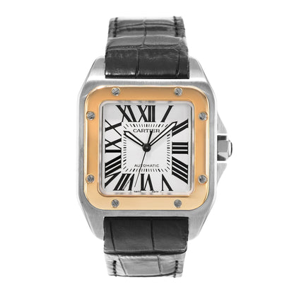 Cartier Santos 100 Steel & Yellow Gold